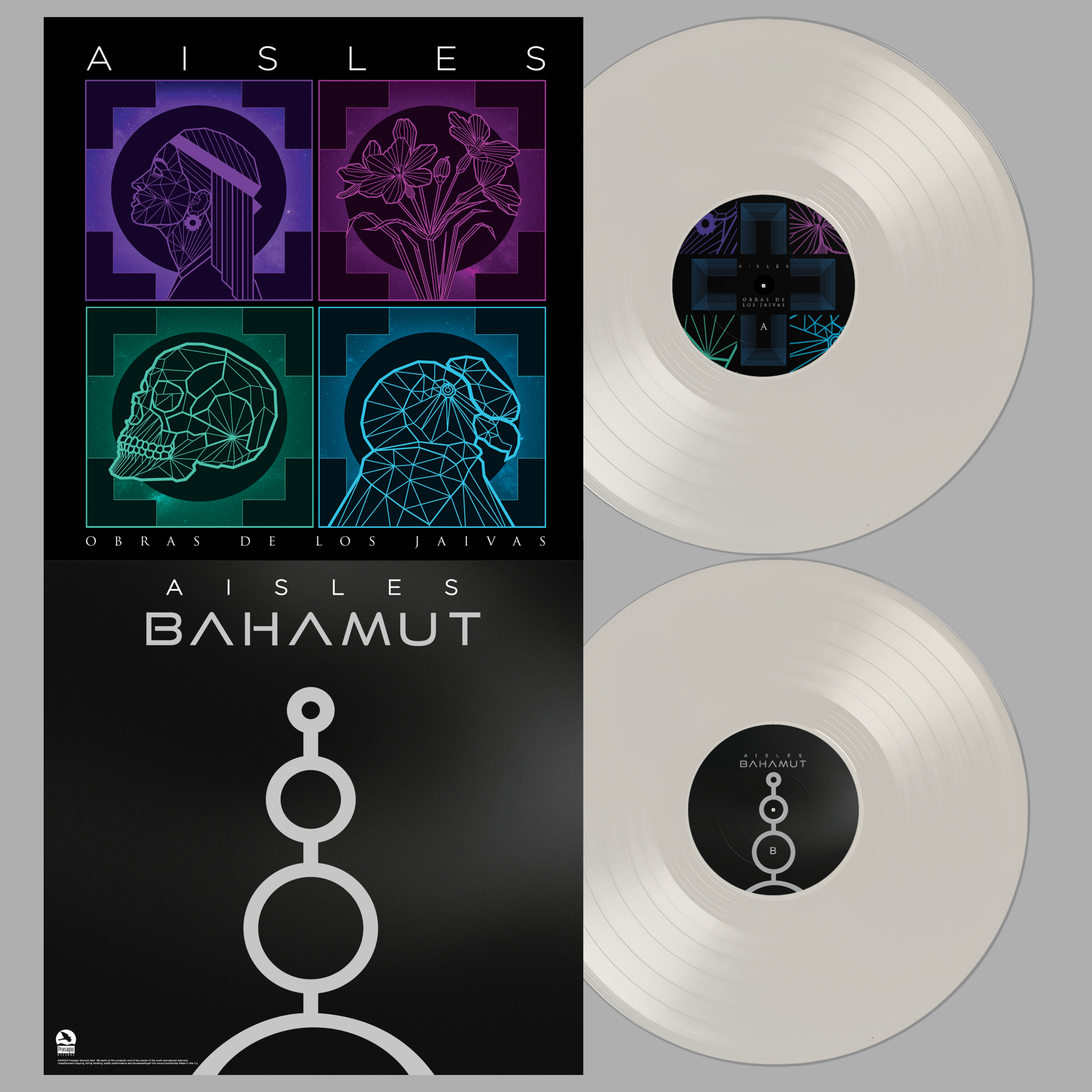 Aisles - Doble EP Obras de Los Jaivas / Bahamut (LP)